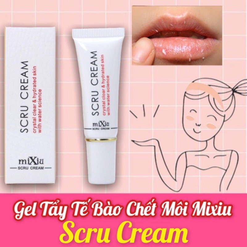 [HOT] ✨GEL TẨY TẾ BÀO CHẾT MÔI MIXIU GIÚP MÔI MỀM MỊN ĂN SON✨