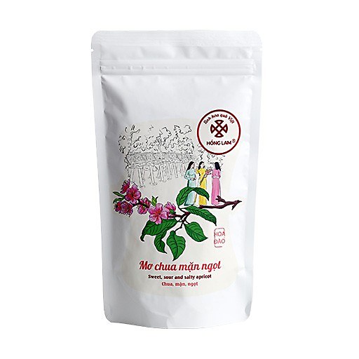 Ô MAI 12 MÙA HOA TÚI ZIP HỒNG LAM