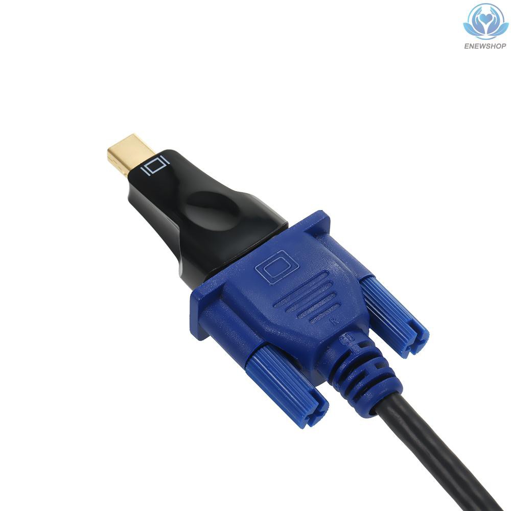 【enew】Mini DisplayPort DP to VGA Adapter Gold Platerd 1080P Thunderbolt Male to VGA Female Converter Connector for  for  Pro/ Air, for iMac | BigBuy360 - bigbuy360.vn