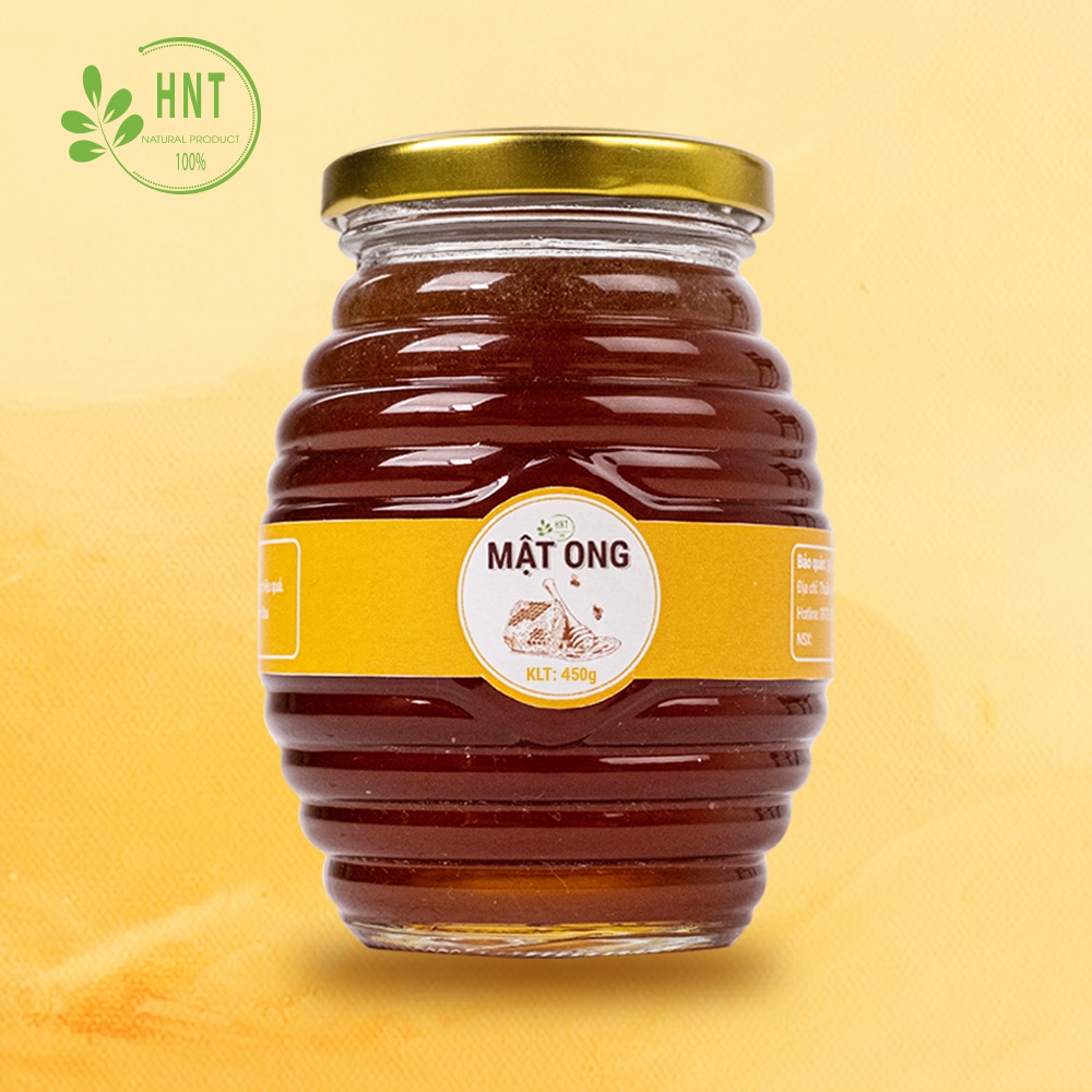 Mật ong nguyên chất, tự nhiên hoa nhãn HNT NATURAL PRODUCT MO450G