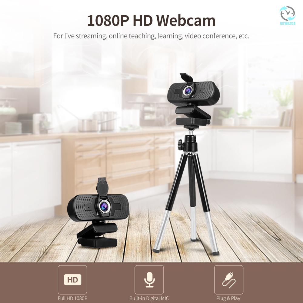 Webcam M 1080p Hd Cổng Usb Kèm Nắp Đậy Và Chân Đứng Cho Máy Tính Tv | BigBuy360 - bigbuy360.vn
