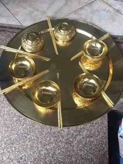 Bát đồng ăn cơm, chén ăn cơm bằng đồng