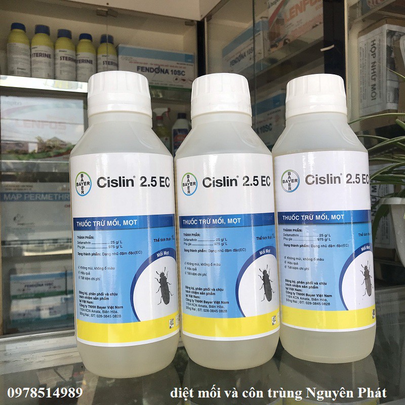 Thuốc diệt mối, diệt mọt Cislin 2.5EC - sản phẩm của Bayer (Đức)