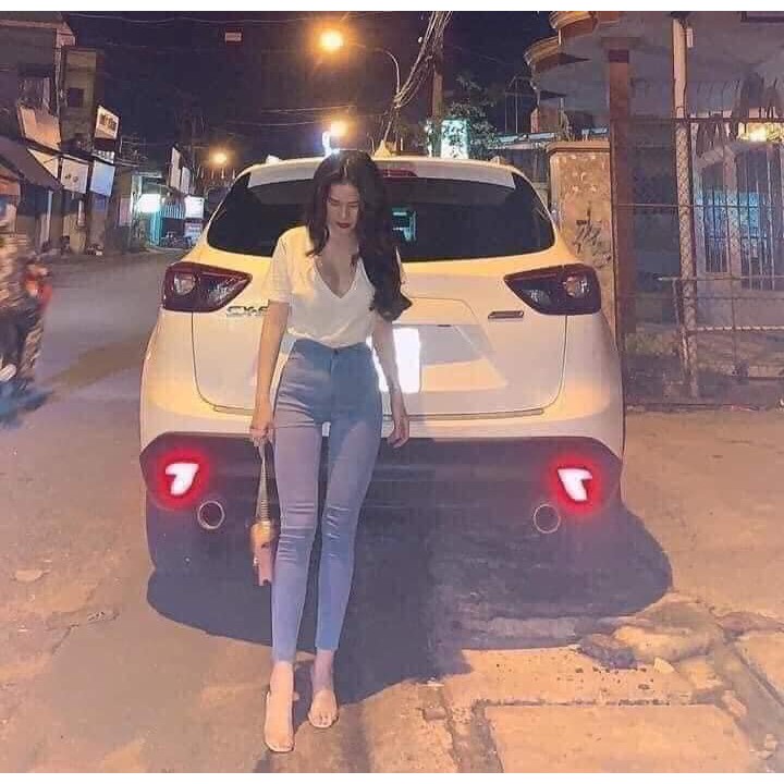 [Mã WASTMAY giảm 15% tối đa 30K đơn 150K] Quần bò trơn cạp cao ZZ.,., | BigBuy360 - bigbuy360.vn