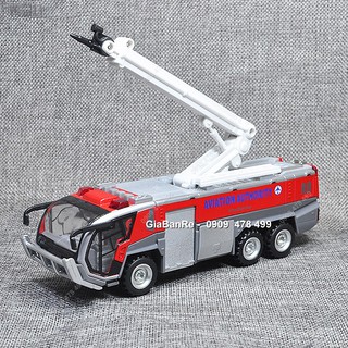 Mô Hình Cứu Hỏa Cứu Nạn Đặc Chủng Rosenbauer R8 Có Cần Xịt - Có Đèn Còi - 9988