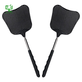 Set 2 cây đập ruồi muỗi bằng thép không gỉ có thể thu gọn