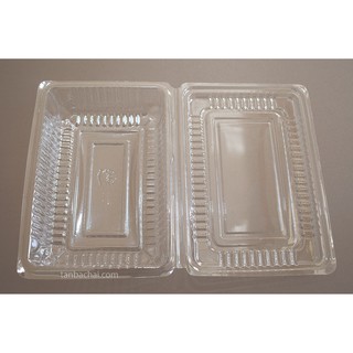 Hộp H04 đựng bánh nắp gấp (100 cái)