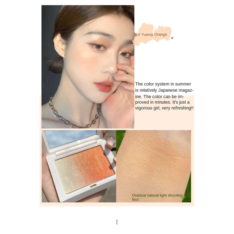 (Hàng Mới Về) Phấn Má Hồng Độ Bóng Cao Ba Chiều Độ Bóng Cao | BigBuy360 - bigbuy360.vn