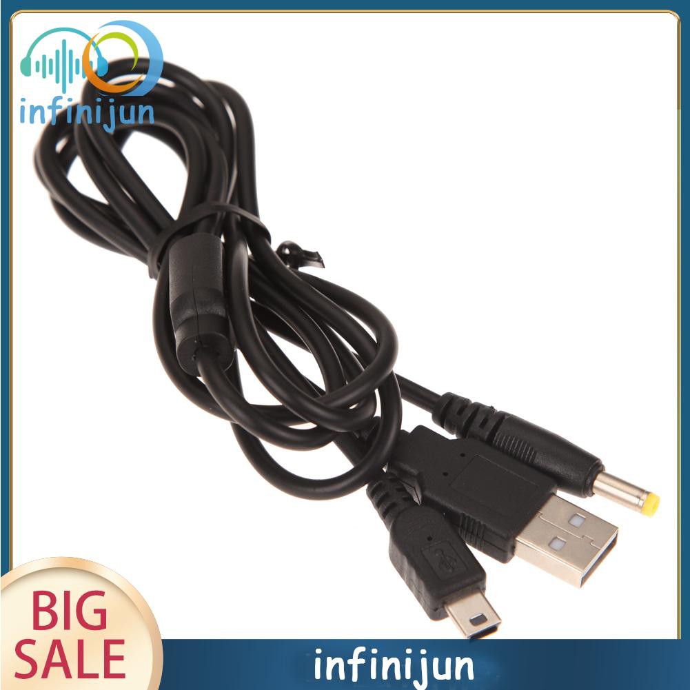 Dây Cáp Sạc Và Truyền Dữ Liệu Usb 2 Trong 1 Dài 1.2m Cho Sony Psp 2000 3000 Game