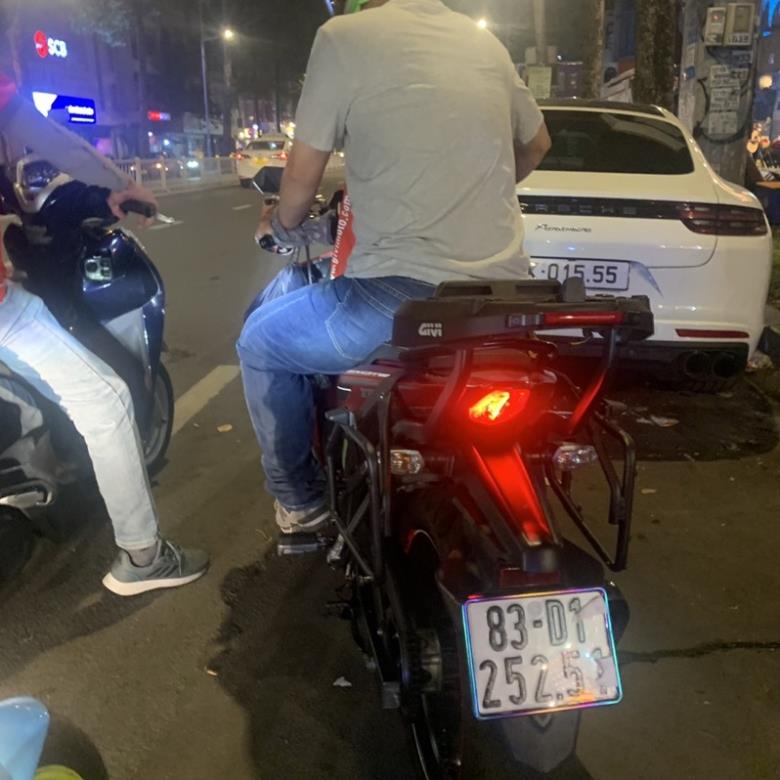 Baga sau HRX Exciter 155 Givi chính hãng, baga Ex 155 - bảo hành 12  tháng