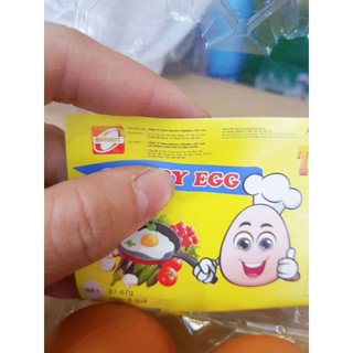 Trứng Gà Tươi Happy Egg( vỉ 6 quả)