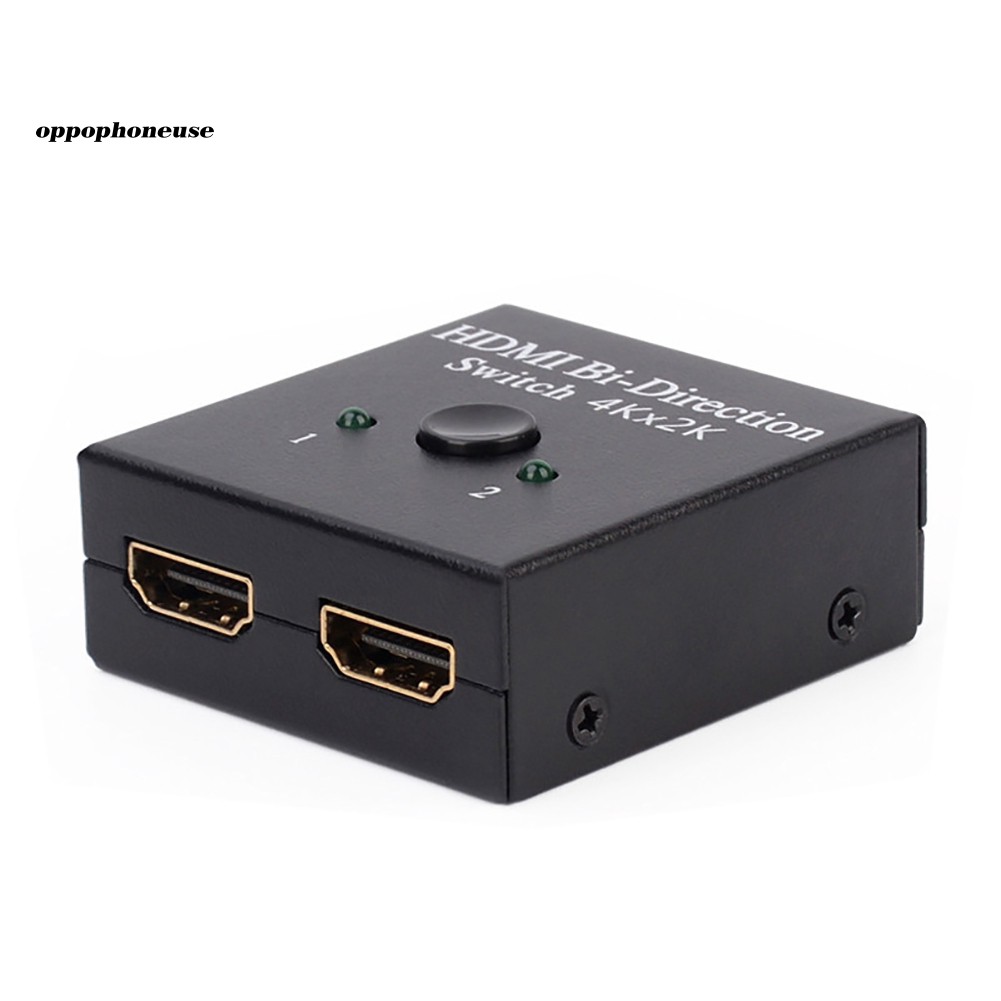 【OPHE】4K HDMI HD Video Two-way Switcher One Key 1 in 2 Out Amplifier Splitter Adapter