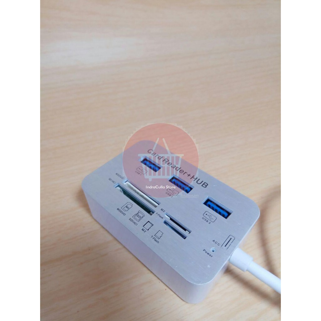 Đầu Đọc Thẻ Nhớ Usb 3.0 + Hub | BigBuy360 - bigbuy360.vn