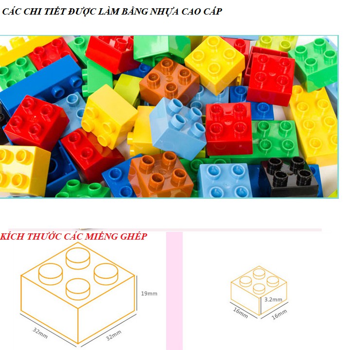 Bộ lắp ghép lego ngôi nhà gồm 383 chi tiết bằng nhựa cao cấp đồ chơi trẻ em