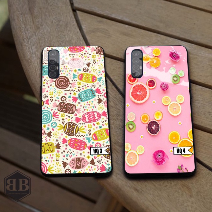 Ốp lưng kính cường lực Oppo Reno 3 Pro hình hello kitty