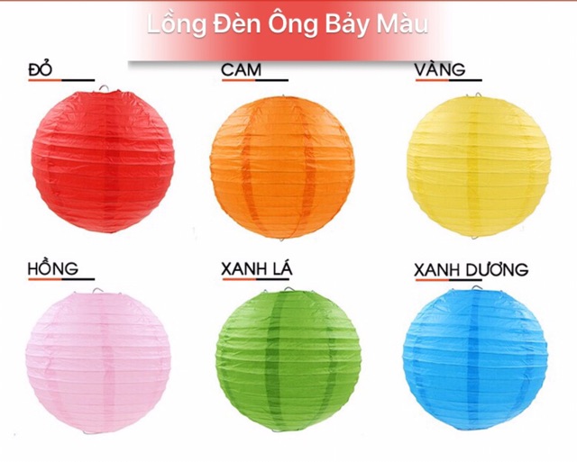Lồng Đèn Giấy Trang Trí - Lồng Đèn Trang Trí - Lồng Đèn Giấy Lụa