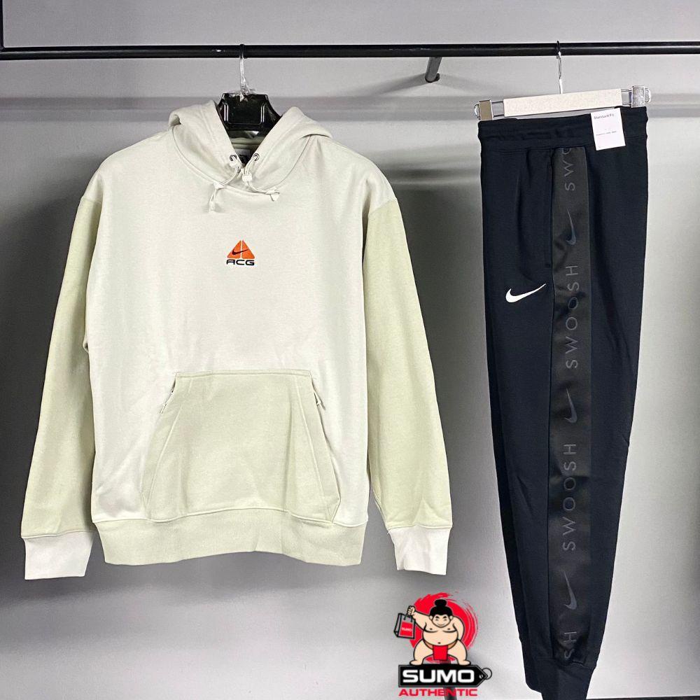 Bộ Thể Thao Nike Màu Kem- Nike ACG TF TUFF FLC PO HOODIE SET -DH3088 072/DN4467-010- Sumoauthentic