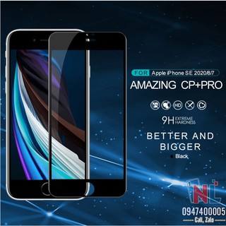 Dán cường lực iPhone 7/ iPhone 8/ iPhone SE 2020 NILLKIN CP+Pro (màu trắng)