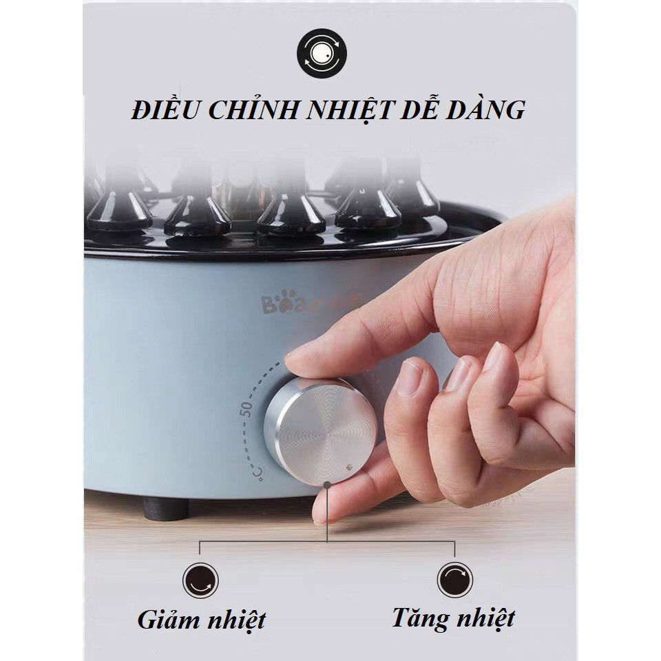 NỒI NƯỚNG ĐIỆN KHÔNG DẦU 12 XIÊN TỰ ĐỘNG XOAY - 1 CHIẾC