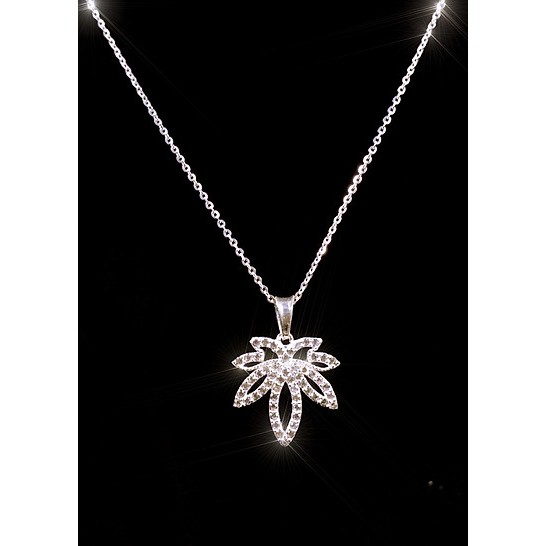 Dây Chuyền Bạc Nữ Hình Lá Phong - Minh Canh Jewelry