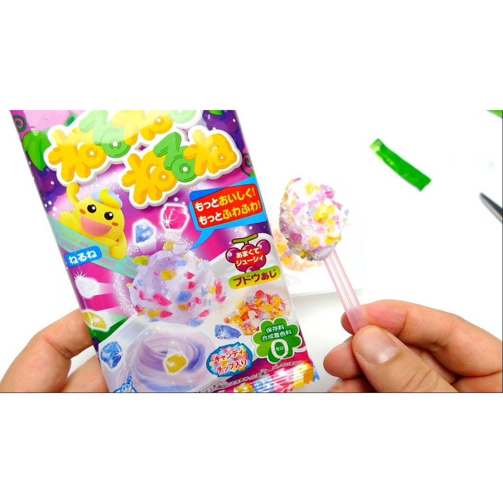 Popin Cookin Nerunerunerune Grape  vị nho, soda ăn được Nhật Bản