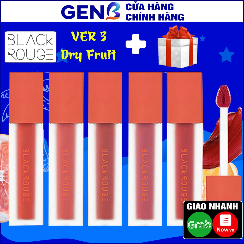 Son Kem Lì Black Rouge Chính Hãng Ver 3 A17 A16 A15 A14 A13 Hàn Quốc - Set Son Môi CHÍNH HÃNG BlackRouge Trang Điểm GENB