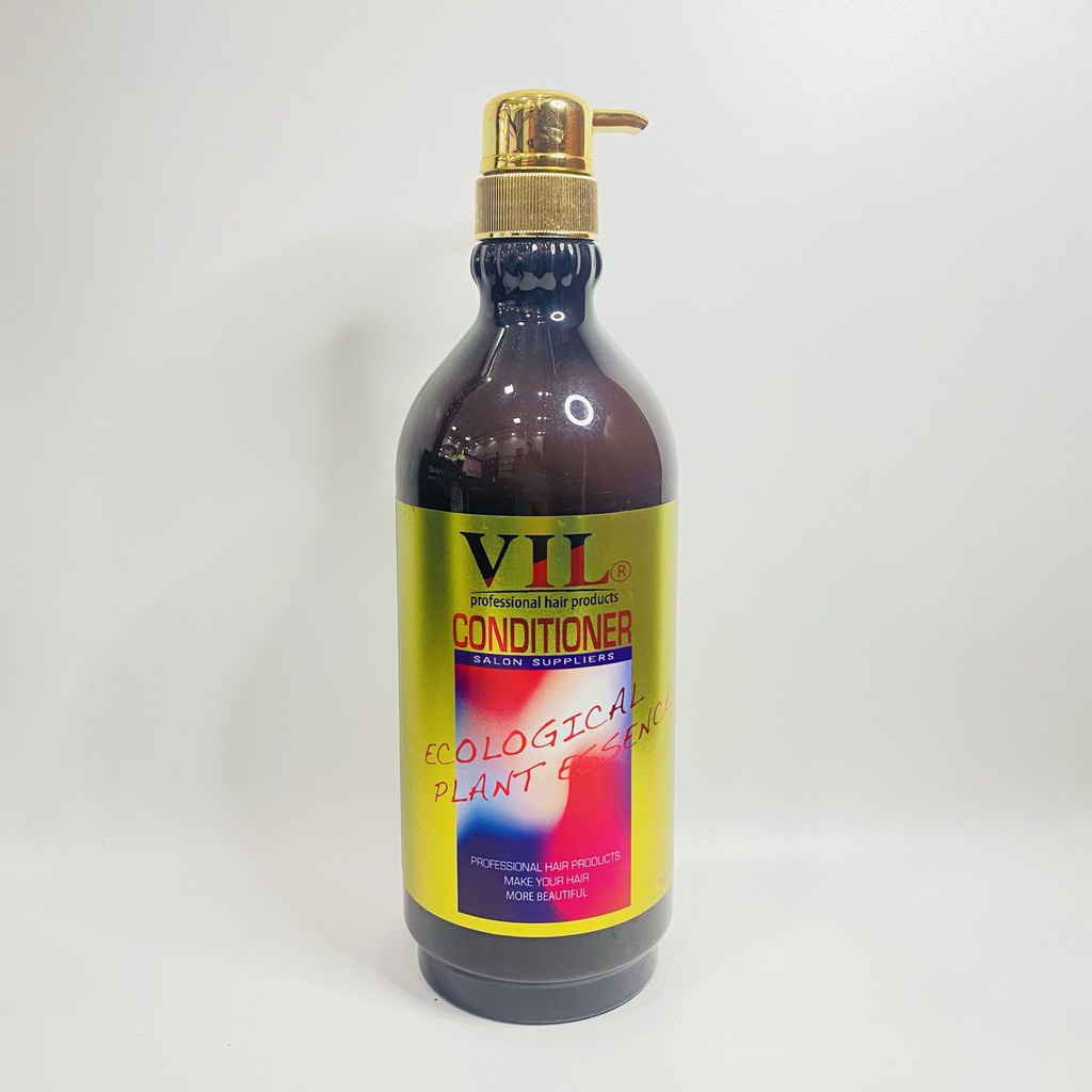 Cặp Dầu gội xả cân bằng PH siêu mềm mượt VIL 1000ml x2
