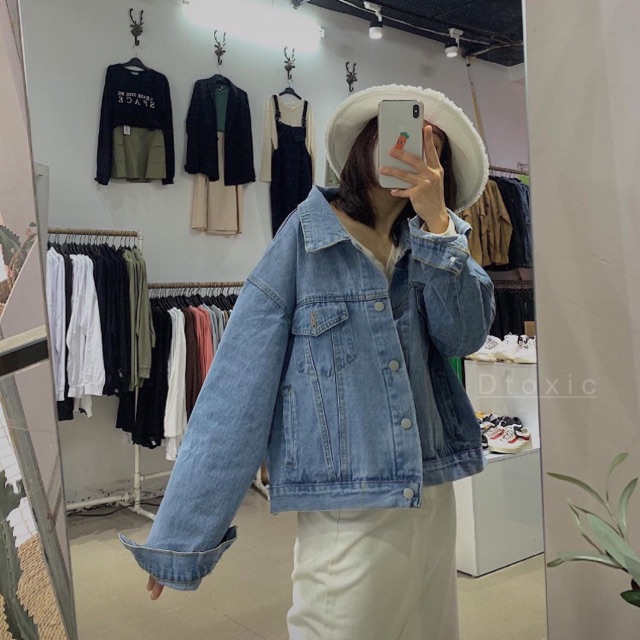 Áo khoác denim jeans