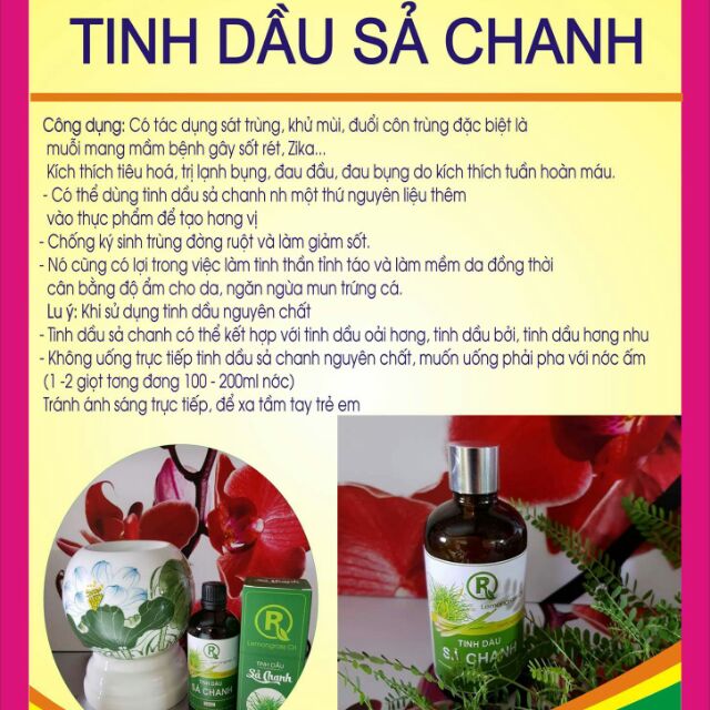 TINH DẦU SẢ CHANH