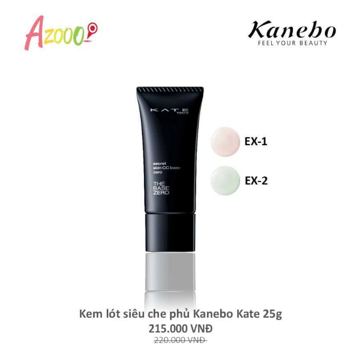 KEM LÓT SIÊU CHE PHỦ KANEBO KATE – SECRET SKIN CC BASE ZERO