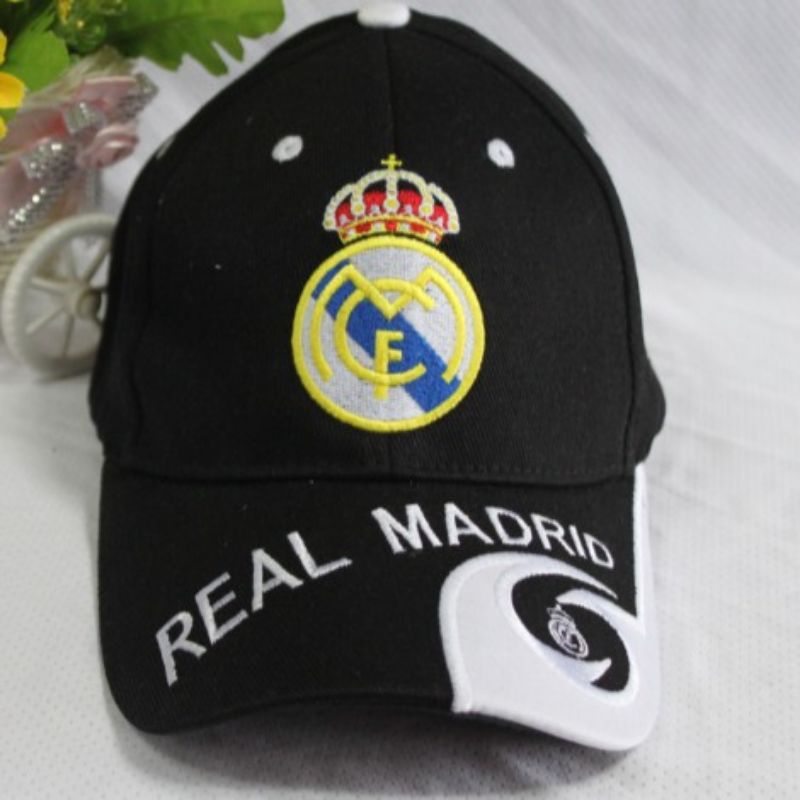 Mũ vải CLB bóng đá MU Real Barca Chelsea Liverpool Arsenal AC Milan lưu niệm độc đáo sang trọng