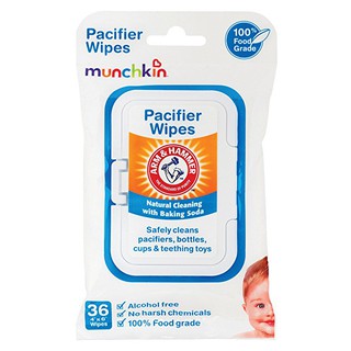 Khăn lau kháng khuẩn Munchkin Arm and Hammer Pacifier Wipes 36 tờ