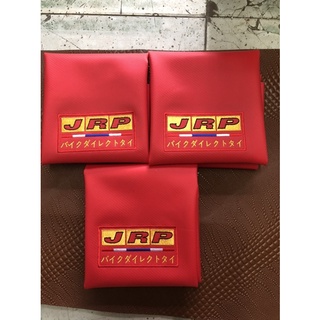 Da bọc yên thêu JRP màu đỏ