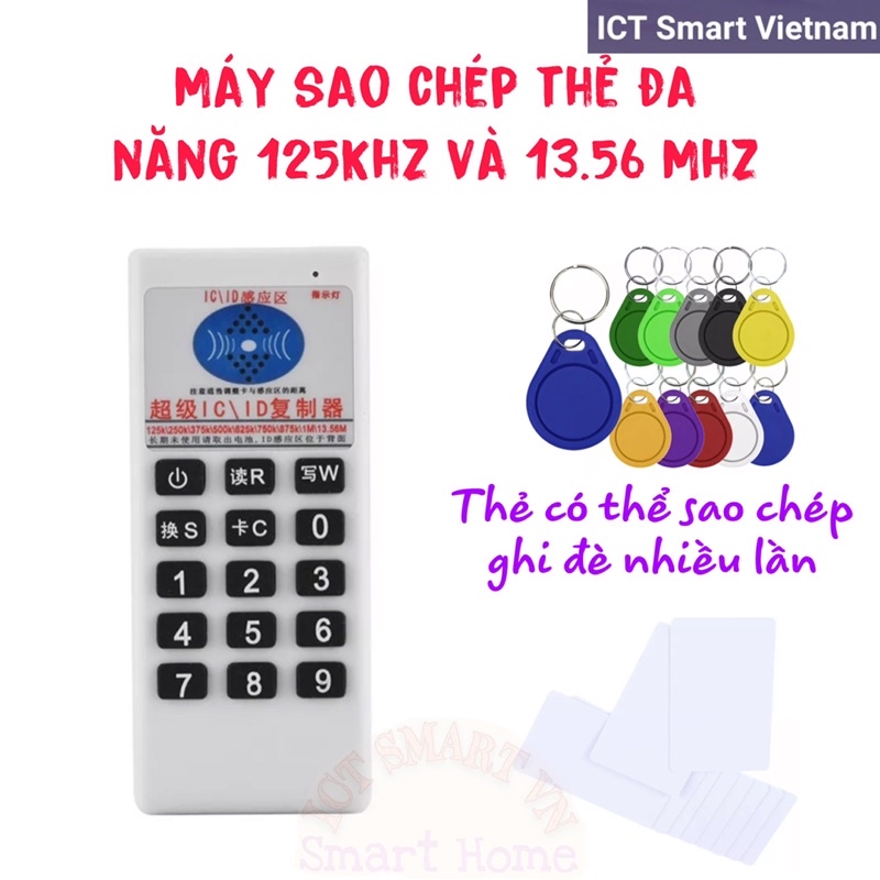 Máy sao chép/ thẻ sao chép nhiều lần 13.56Mhz & 125Khz