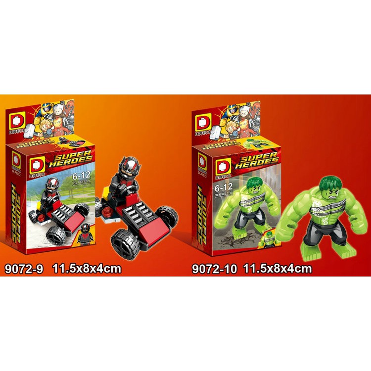 Mô hình lắp ráp Non Lego Hero DLP9072  bộ lẻ