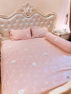 Drap trải giường cotton house
