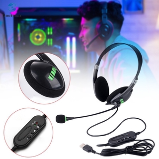 Tai nghe chụp tai chống ồn có micro và dây USB