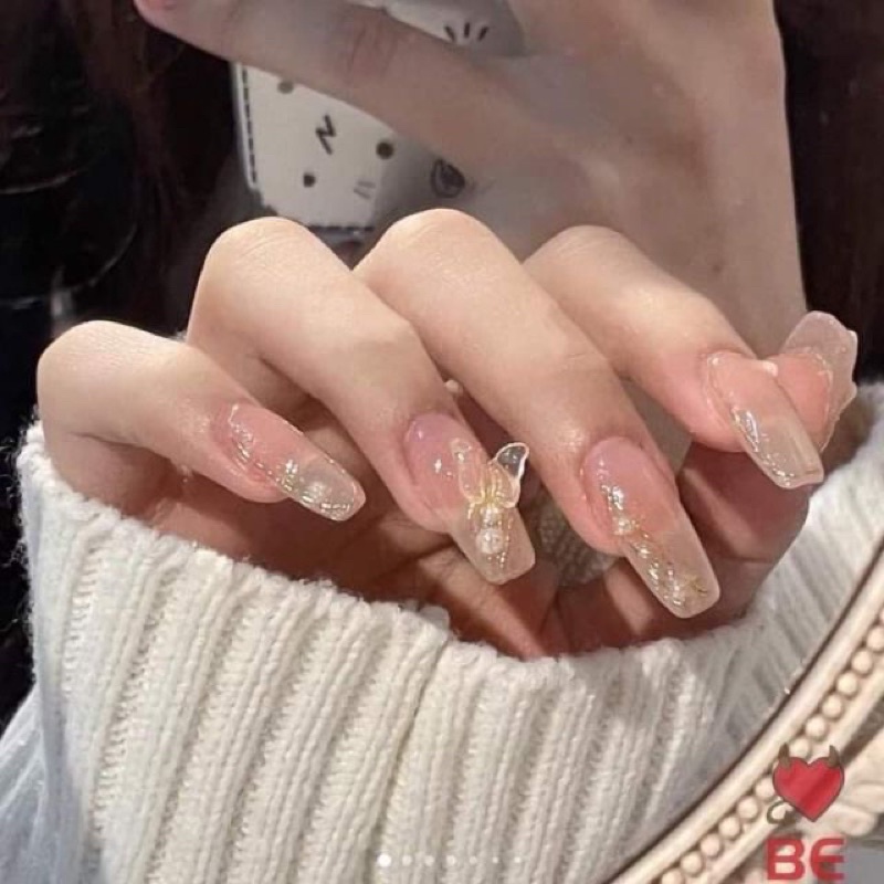 nail box giá rẻ. set 10 móng up mỹ gắn charm full bàn