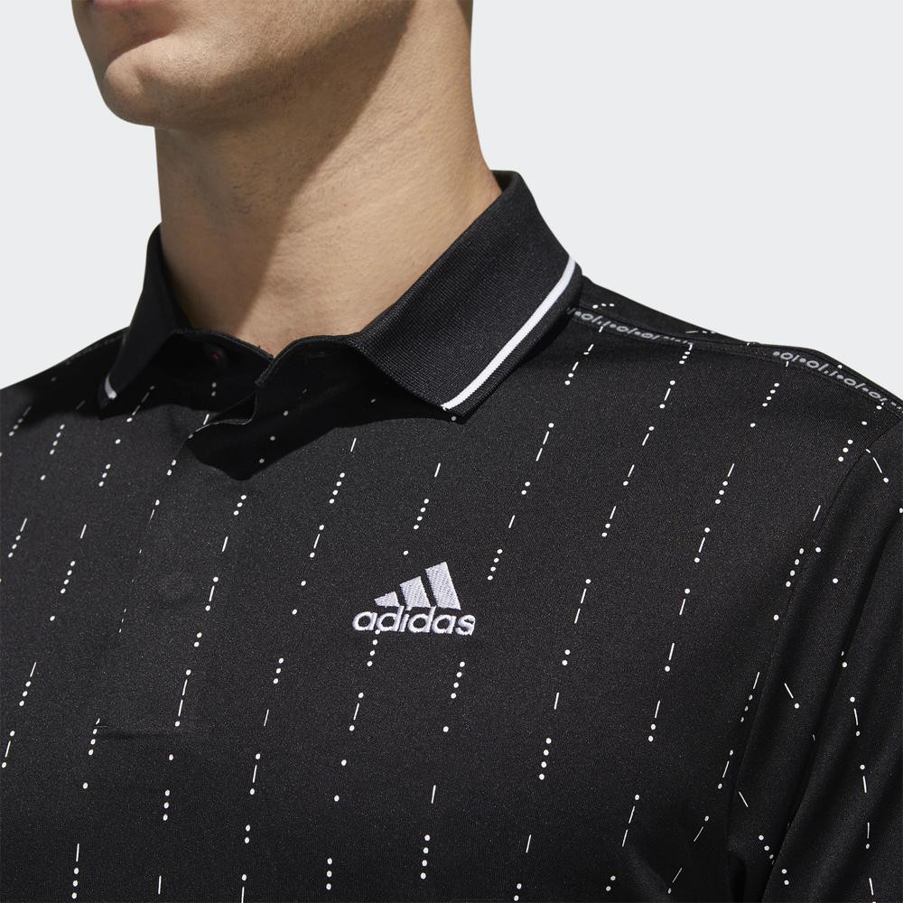 [Mã WABRD7 giảm 150K đơn 1 Triệu] adidas GOLF Áo polo kẻ sọc Nam Màu đen FJ6426