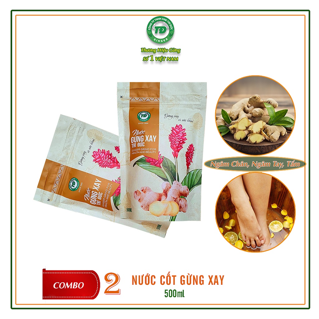 [Combo] 2 gói Nước Gừng tắm bé hoặc ngâm chân