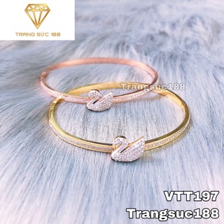 Vòng tay nữ titan thiên nga tinh xảo VTT197