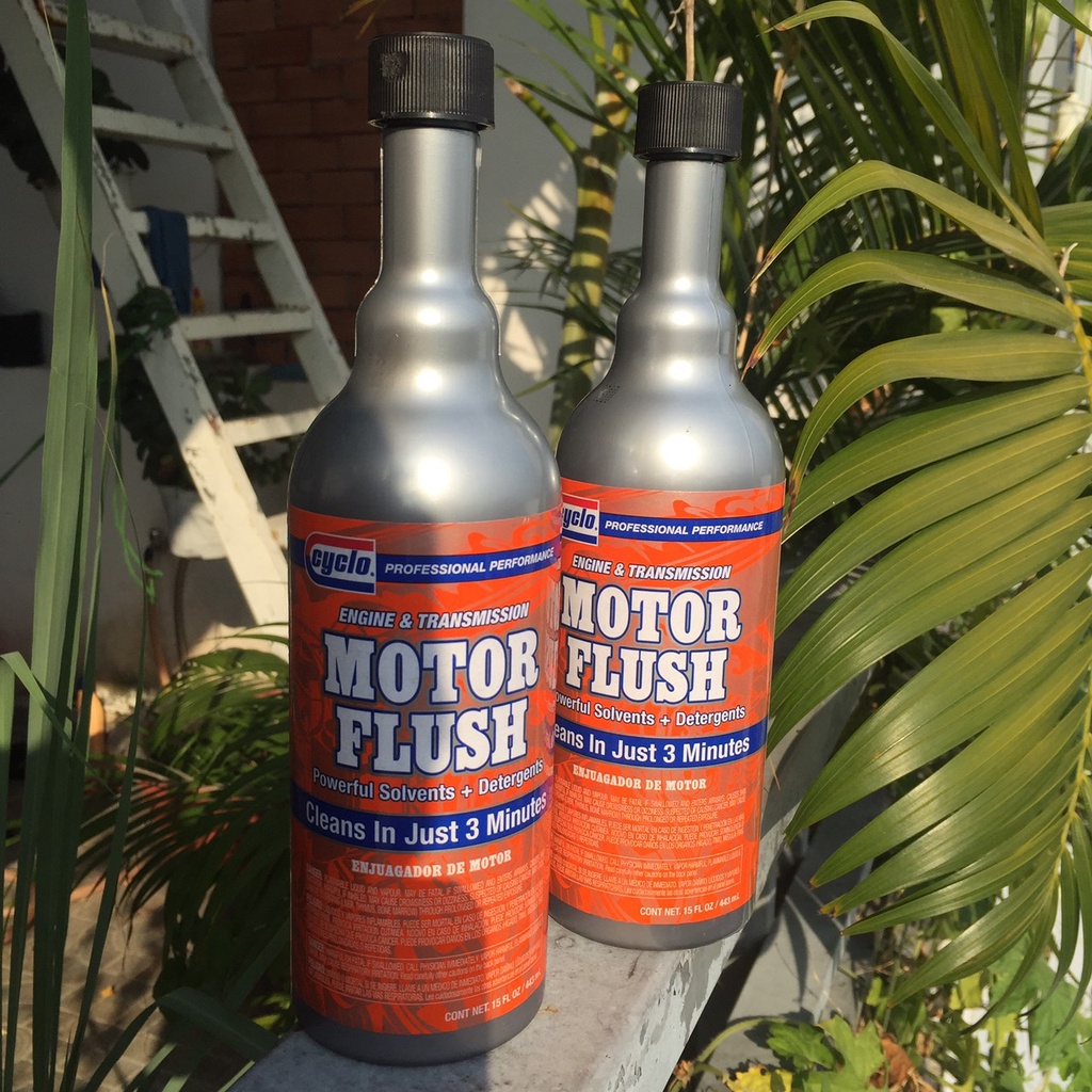 Dung Dịch Súc Rửa Động Cơ Ô Tô Máy Xăng và Ô Tô Máy Dầu Diesel CYCLO MOTOR FLUS 433 ml