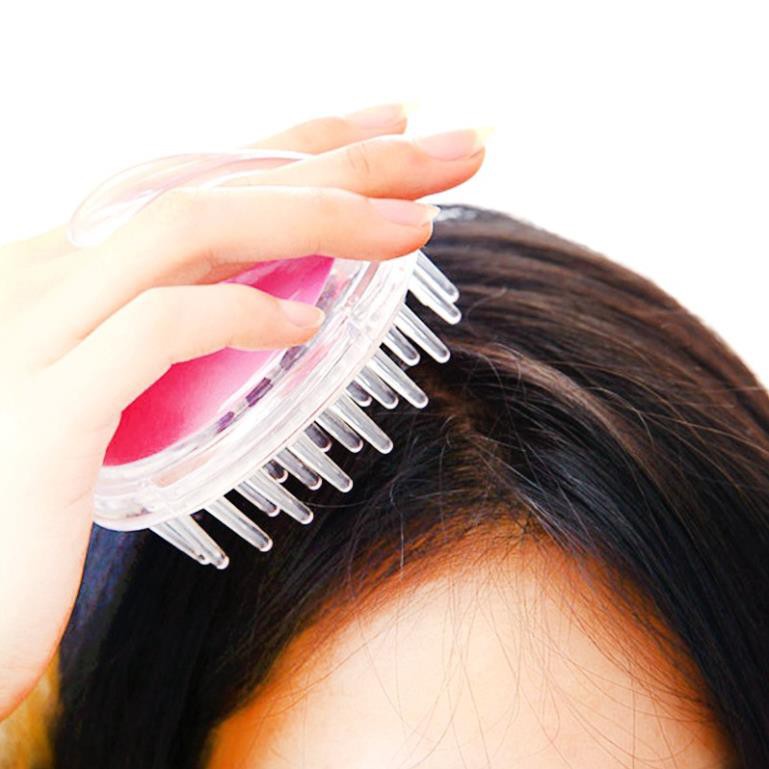 Bàn chải massage da đầu và cơ thể chất liệu mềm thoải mái