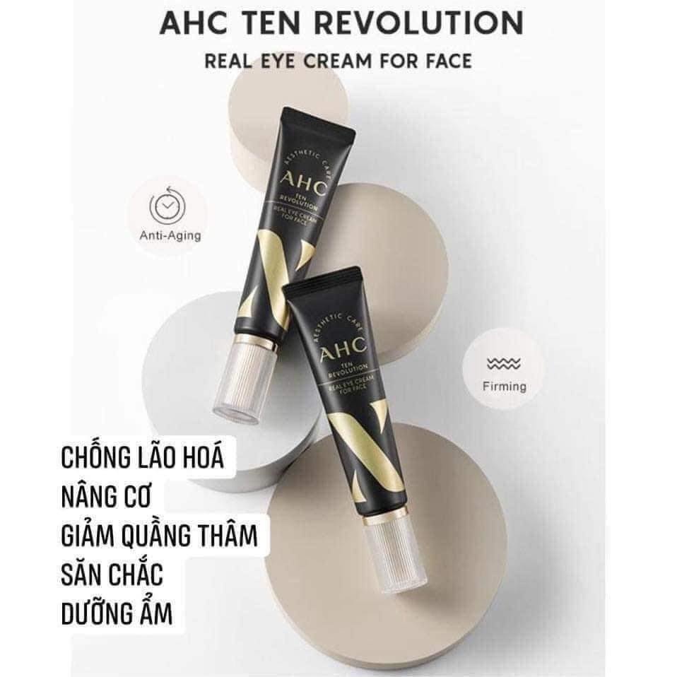 Kem Mắt AHC Time Rewind Real Eye Cream For Face 2022 - Mẫu mới (bao bì mới 2022)