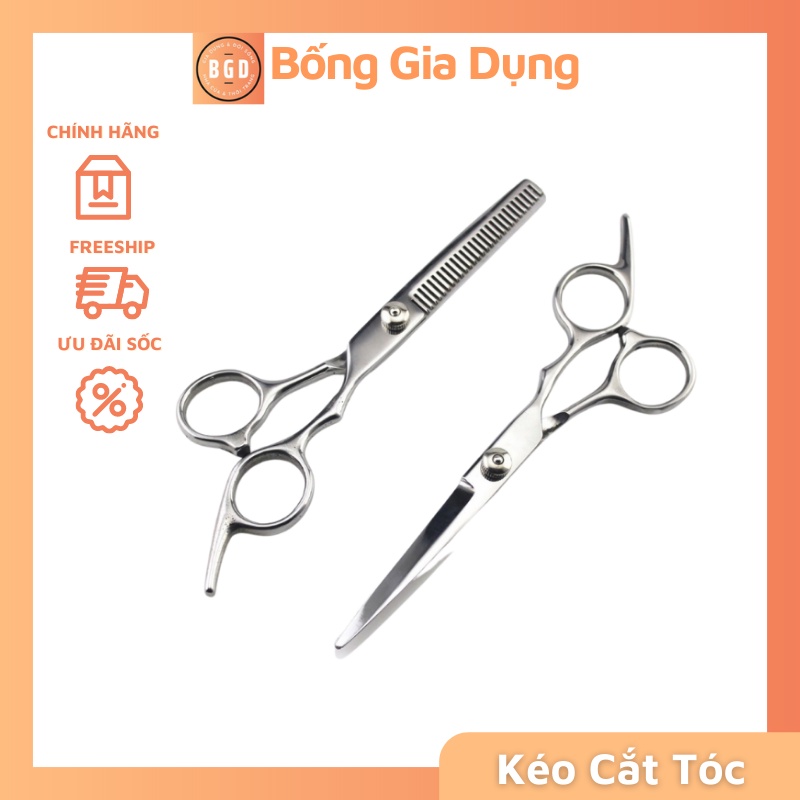 Kéo Cắt Tóc, Kéo Cắt Tỉa Tóc 6 Inch Bằng Thép Không Gỉ Cao Cấp