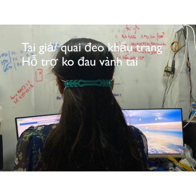 Tai giả đeo khẩu trang loại cao cấp mền dẻo | BigBuy360 - bigbuy360.vn