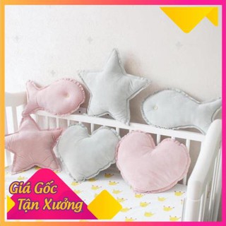 Gối ôm, gối tựa sofa, gối trang trí vải nhung nhiều kiểu dáng, dễ thương