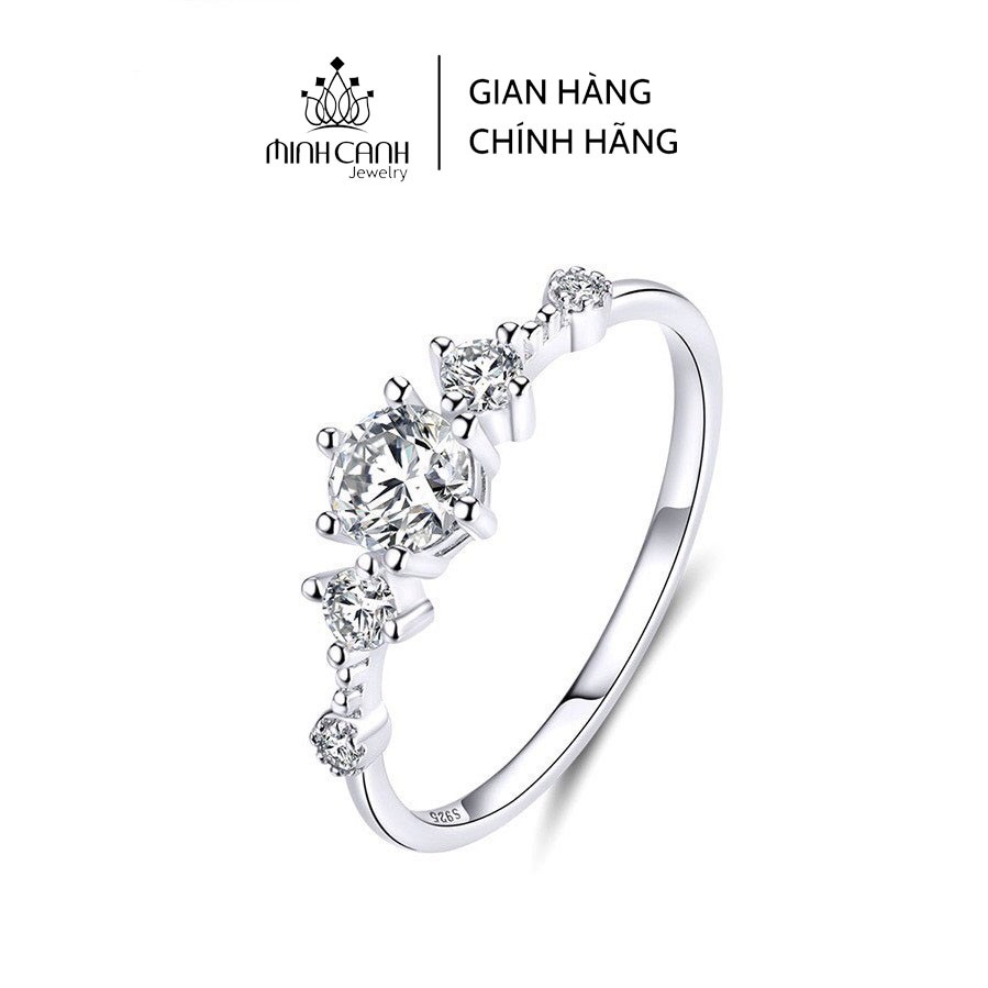 Nhẫn Bạc Nữ Đẹp Đính Đá Sang Trọng - Minh Canh Jewelry