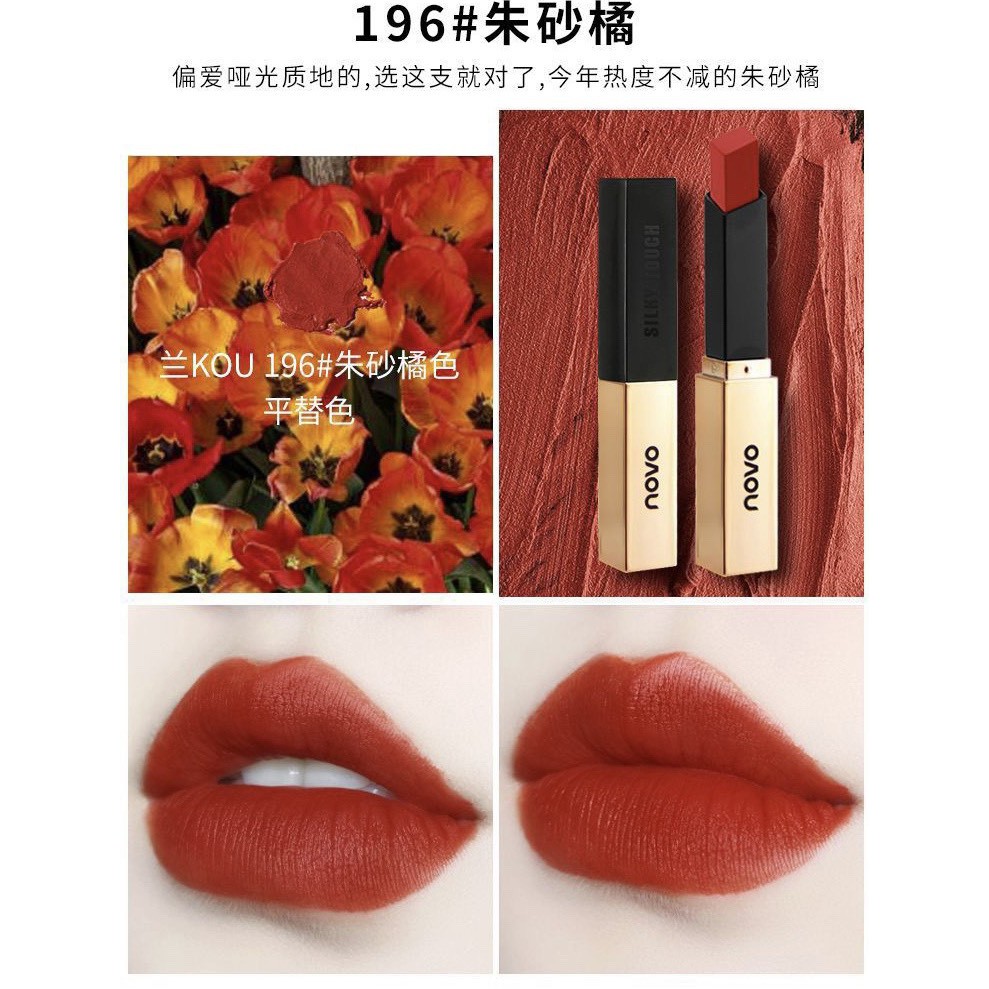 Son lì mịn môi Novo Velvet Matte Lipstick