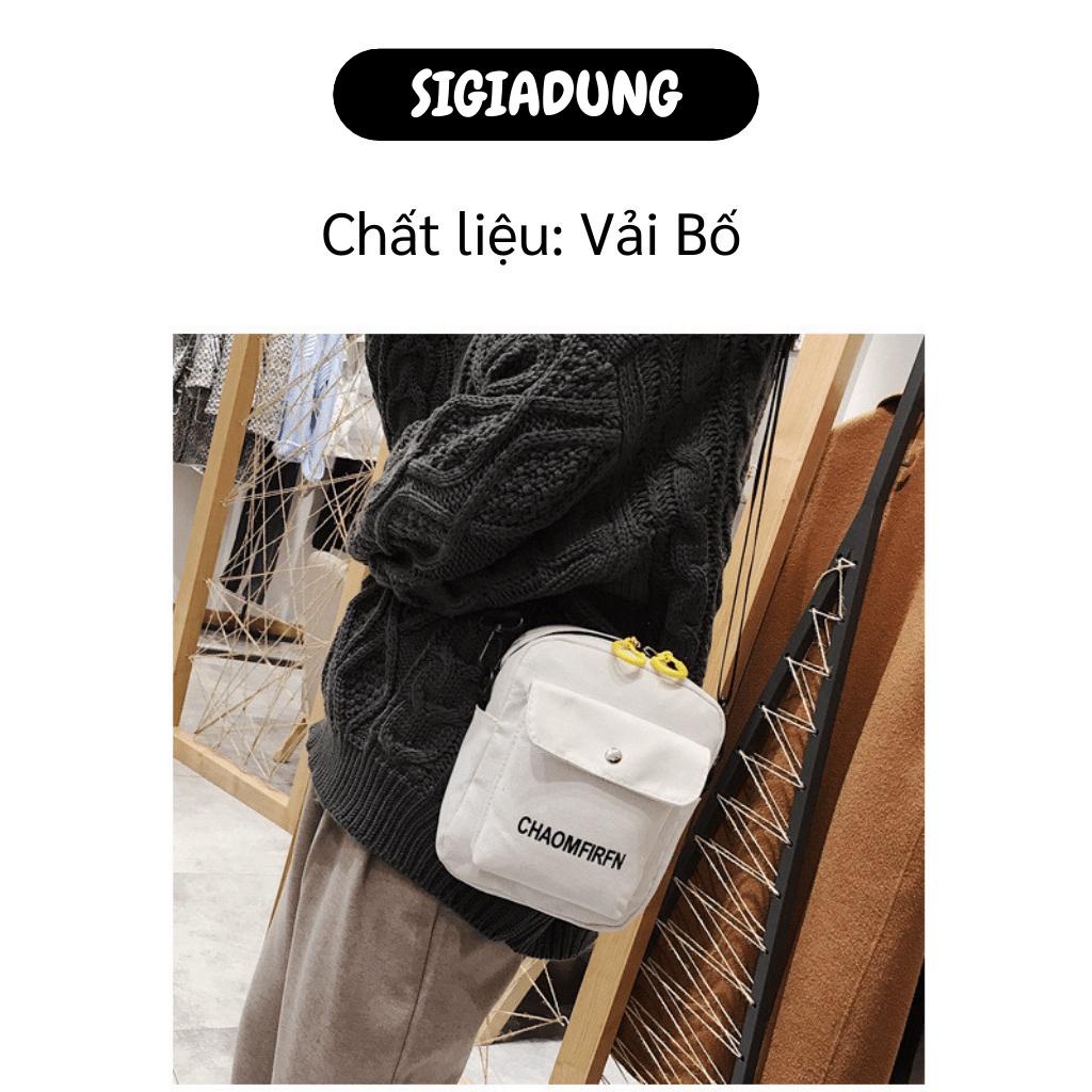 [SGD] Túi Tote Đeo Chéo - Túi Xách Vải Canvas Đẹp Đi Chơi Thời Trang Hàn Quốc Chaomfirfn 8274